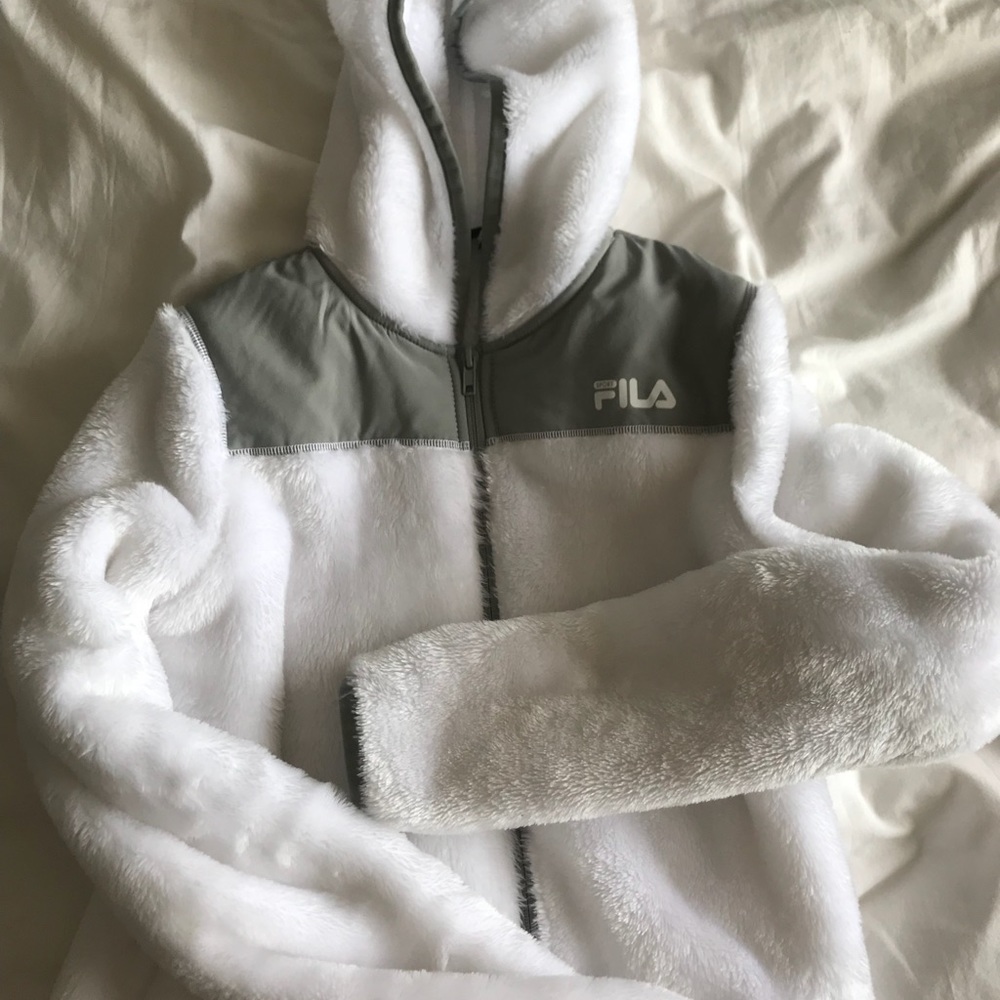 🏐white FILA sport jacket